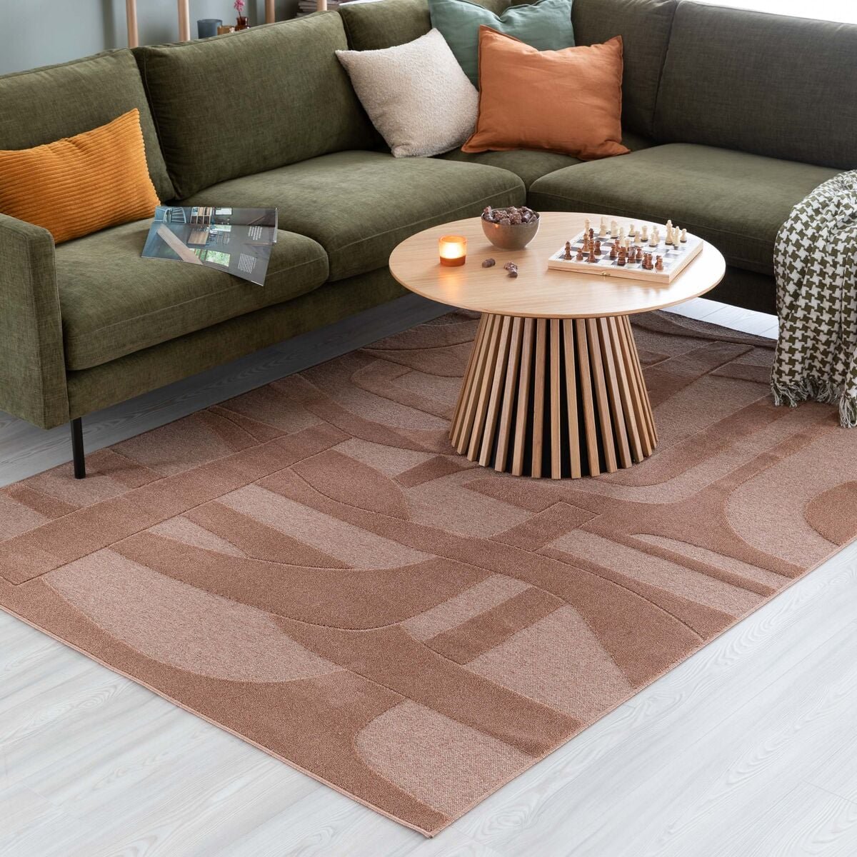 Ravello matto 200x290 cm kupari
