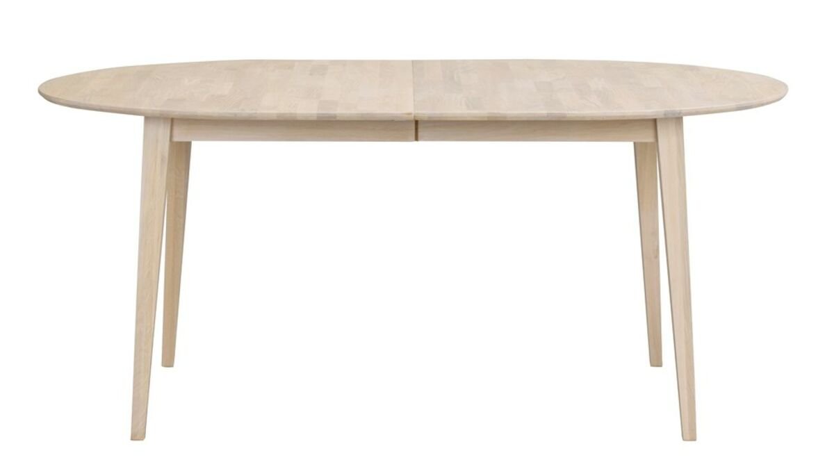 Rowico Home Filippa ruokapöytä ovaali 170/210x105 cm valkoöljyttyTammi