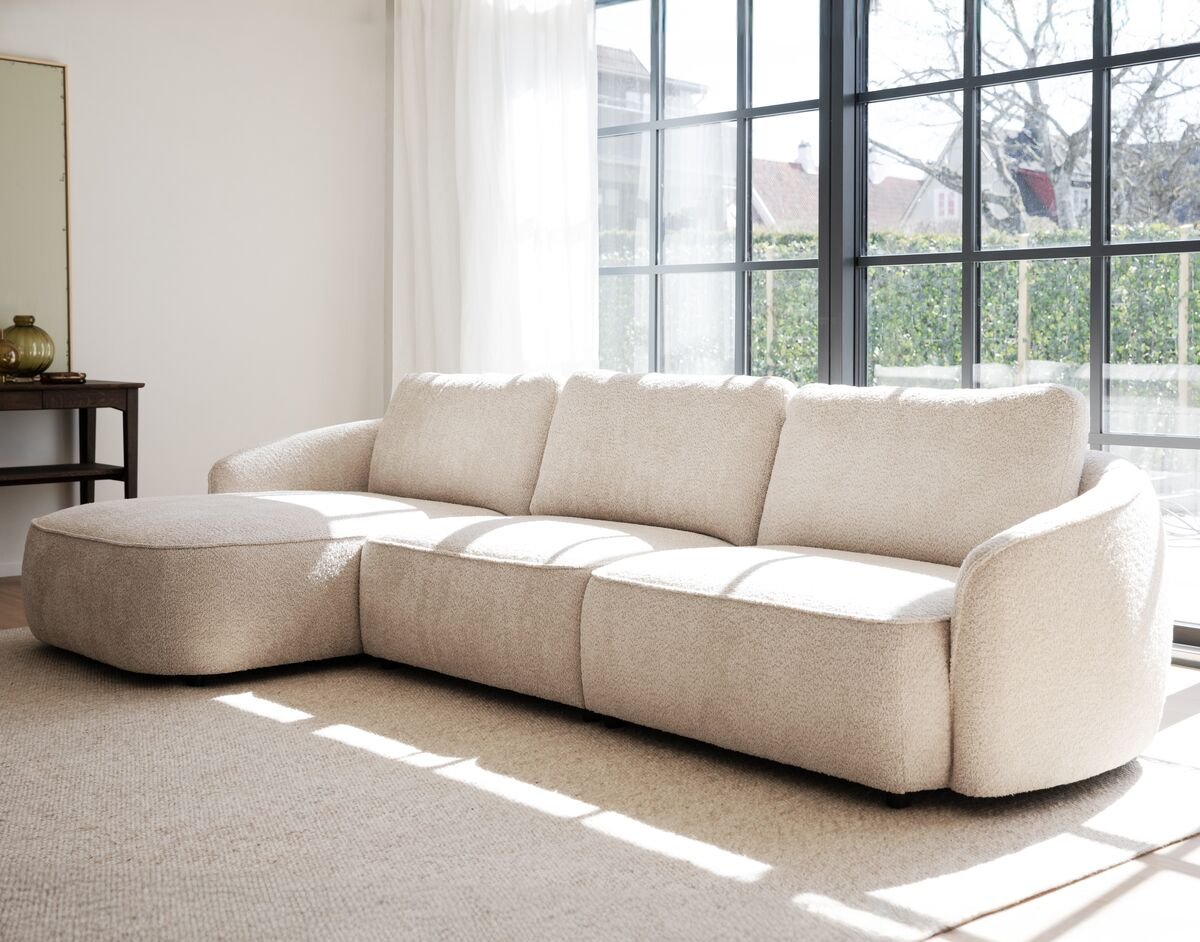 Rowico Home Norris divaanisohva vasen, vaalea beige Anna 2