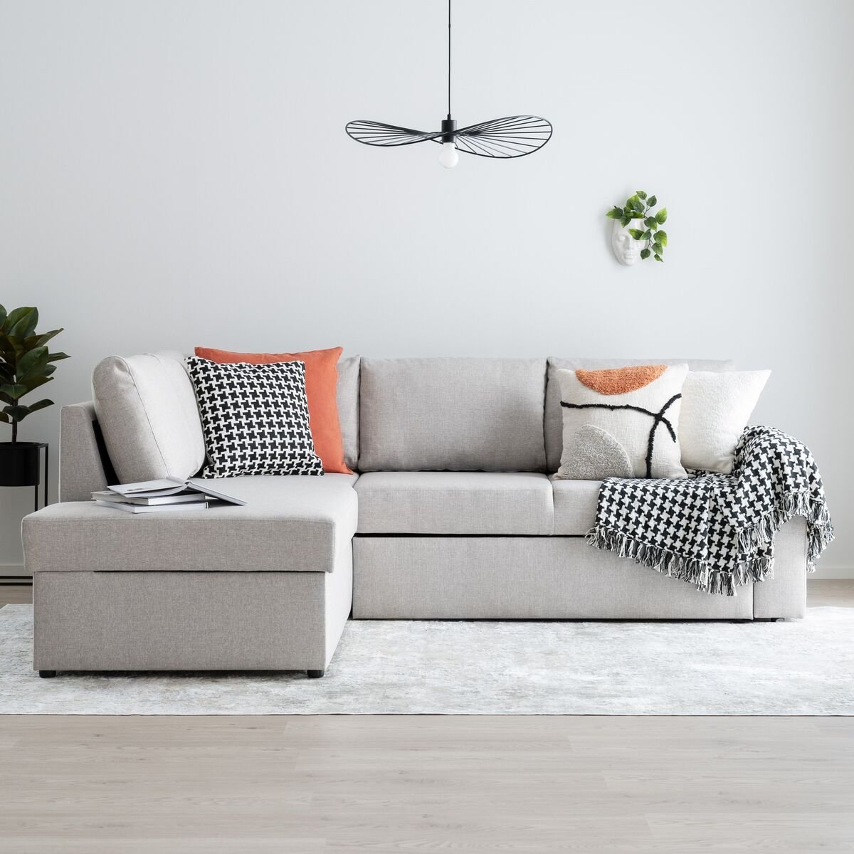 Ruuhi avokulmavuodesohva vasen hiekka Hygge 10