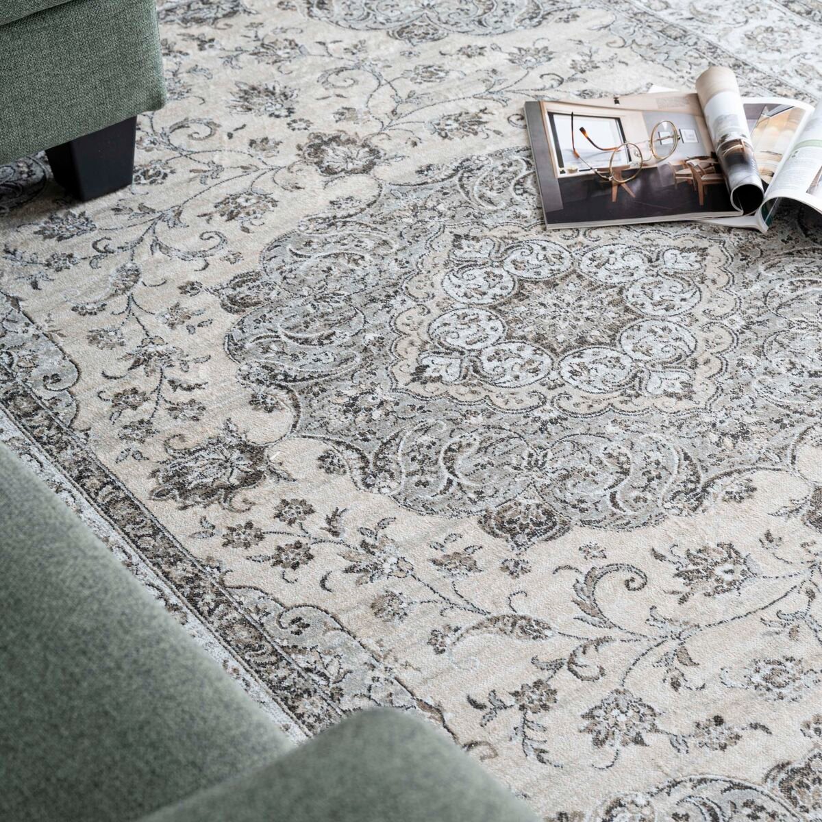 Sirmione viskoosimatto 195x300 cm beige