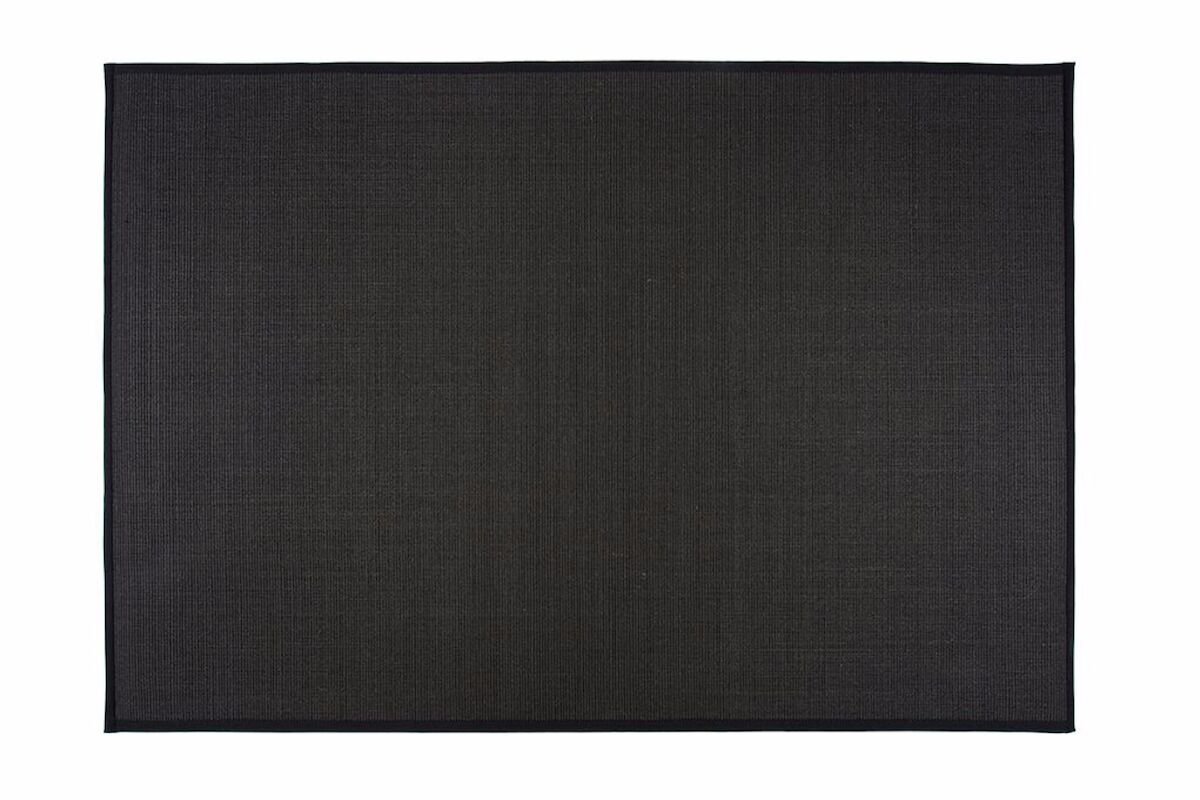 VM Carpet Sisal matto 80x250 cm musta, 70 mm kanttaus