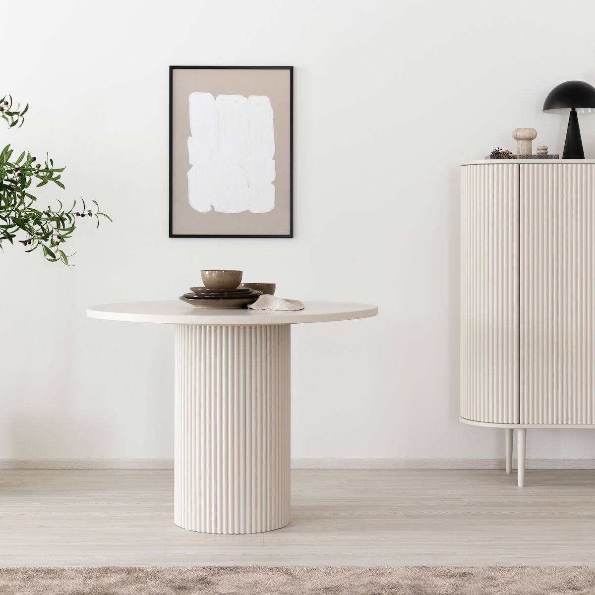 Taimi pyöreä ruokapöytä Ø100 cm greige