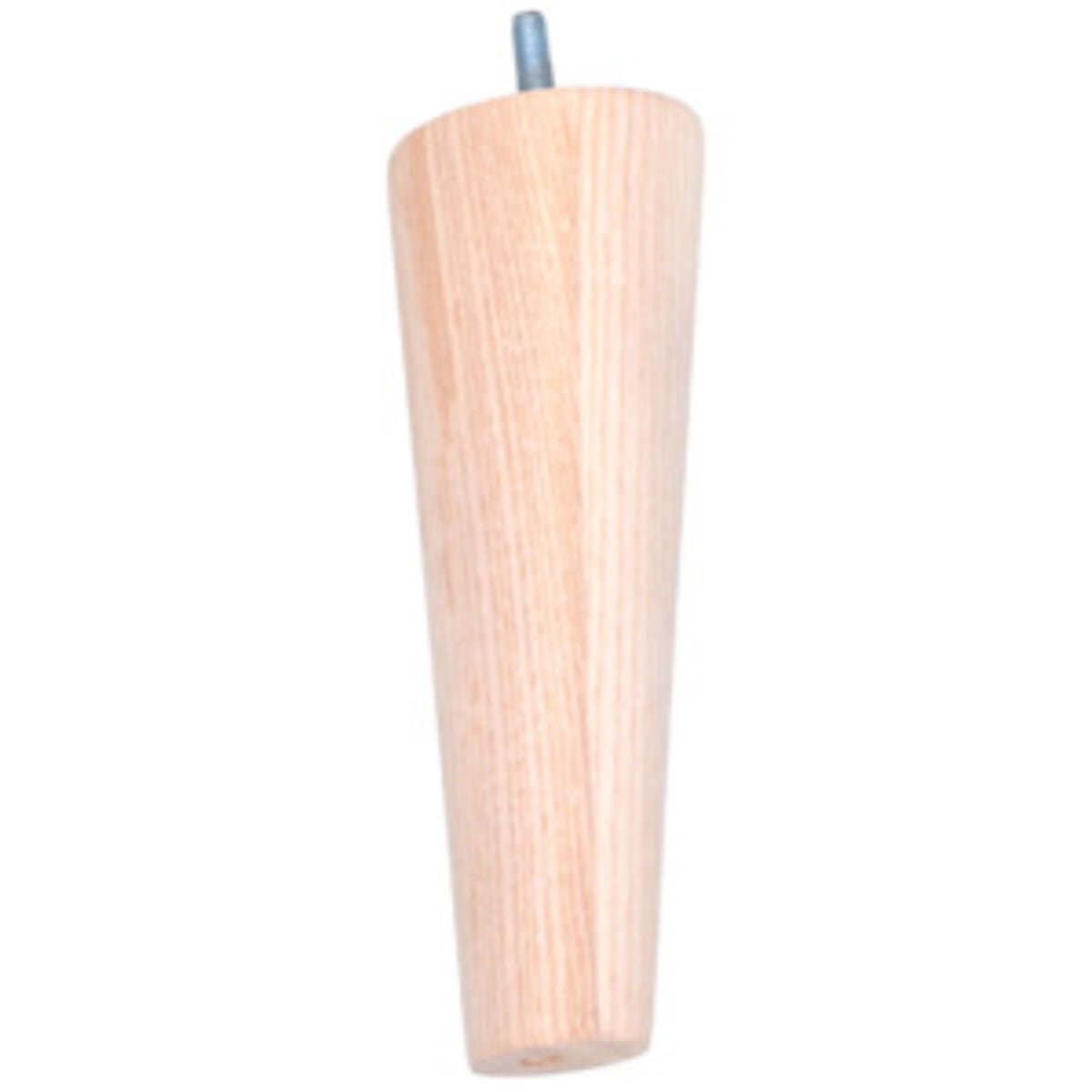 Saarni sohvan jalka valkoinen öljytty tammi 18 cm M8-kierre