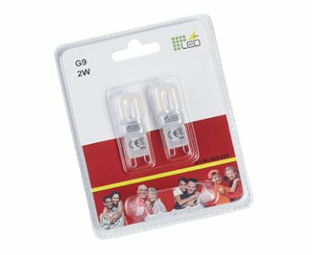 Trio led-lamppu G9 2,3W 200lm 2 kpl/pakkaus