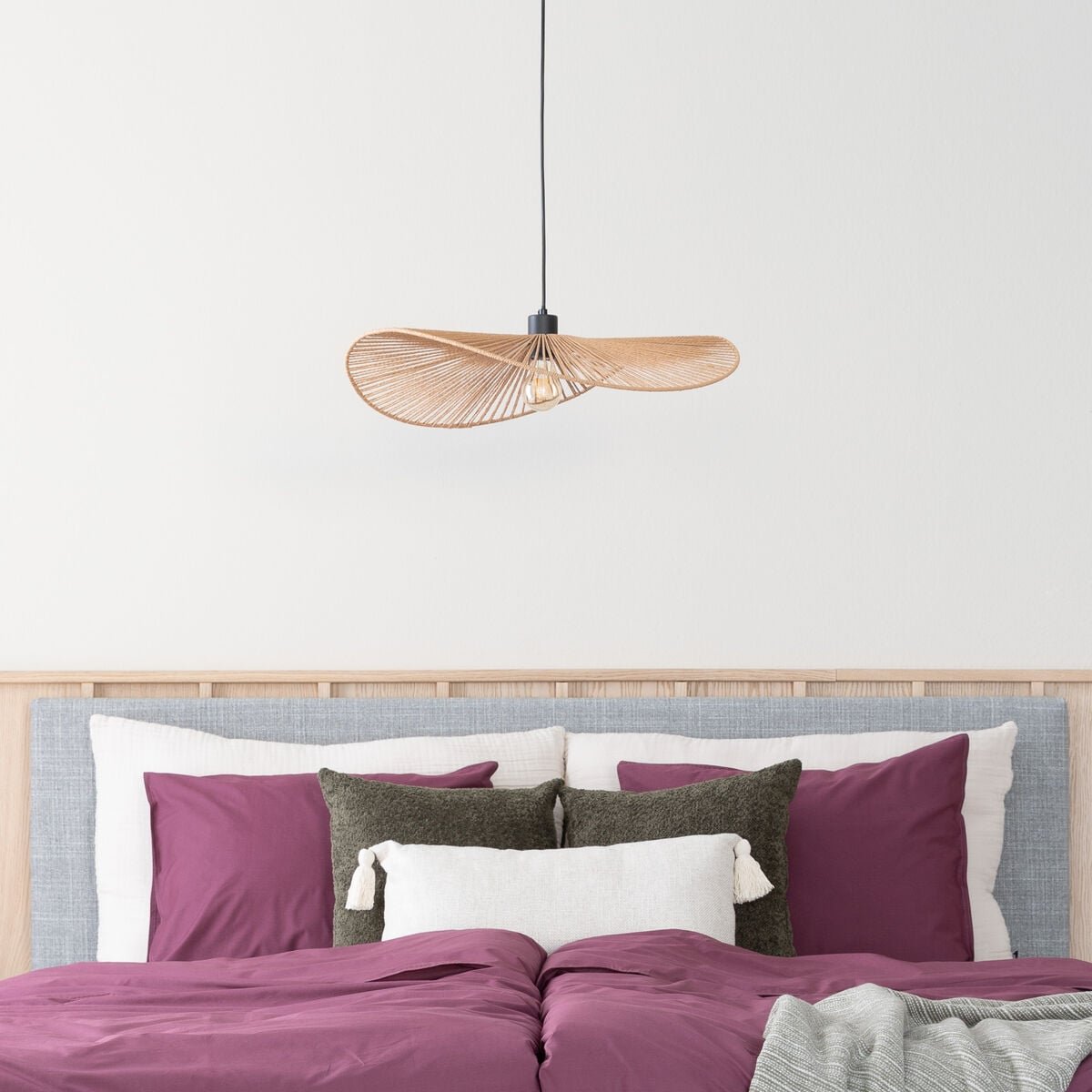 Unia Muoto sängynpääty 160 cm harmaa