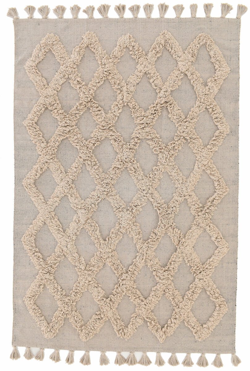 Dyyni puuvillamatto 140x200 cm beige