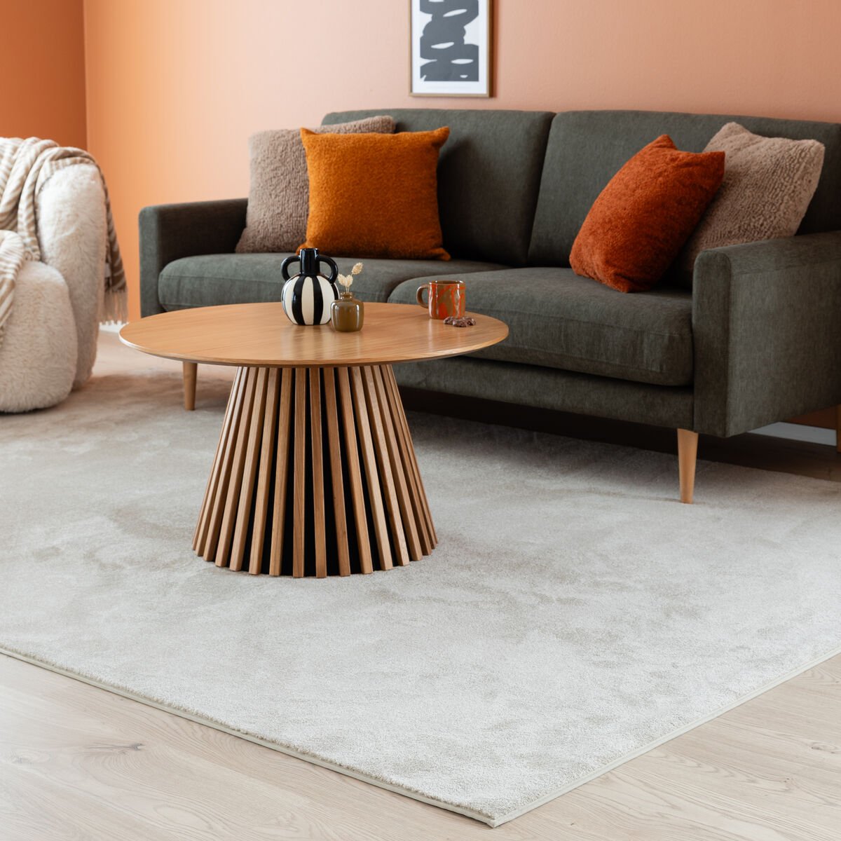 Vm Carpet Hattara matto kantattu 80x300 cm hiekka