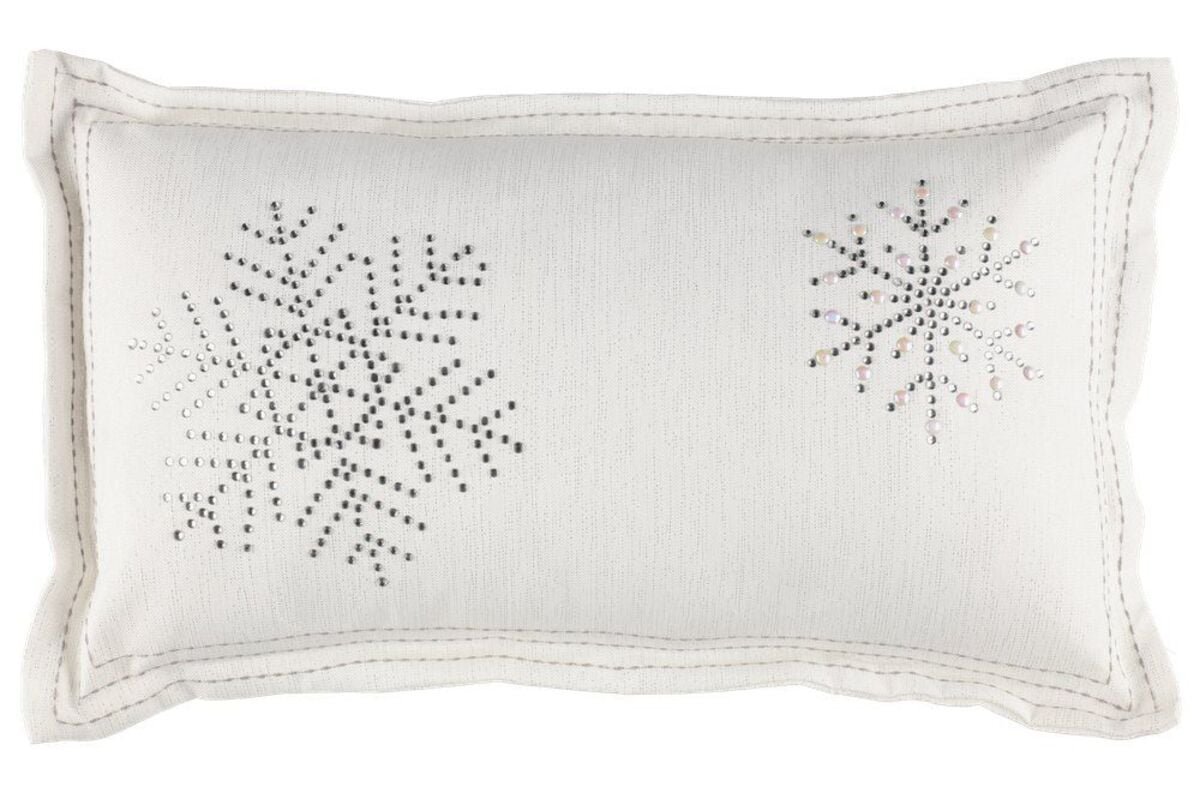 Winteria Snowy koristetyyny 30x50 cm valkoinen