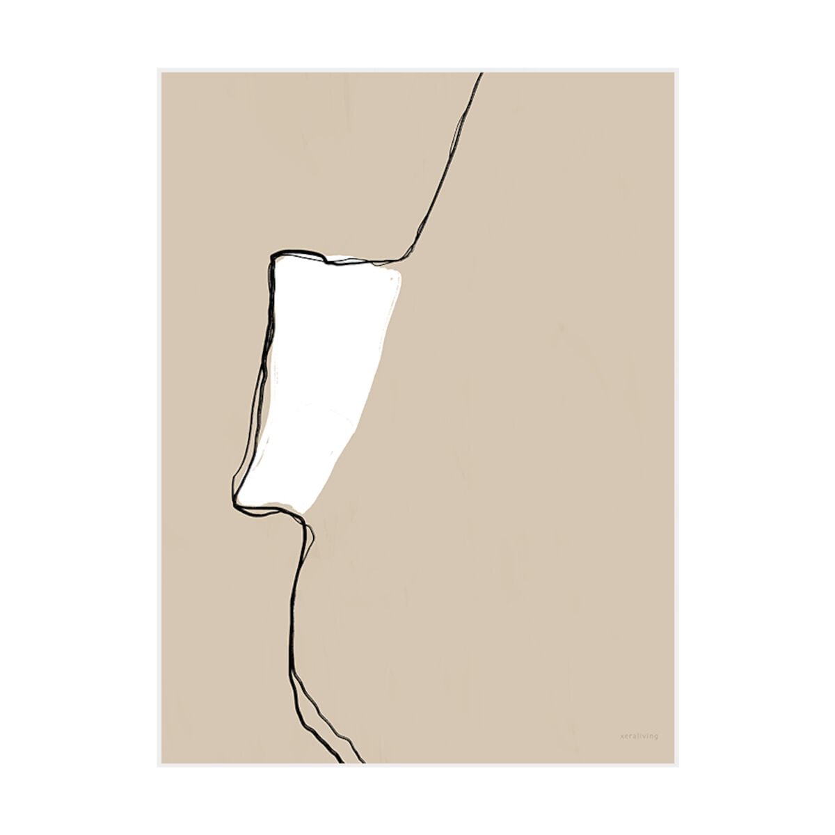 Xeraliving SHE TOOK THE WRONG BUS juliste 30x40 cm