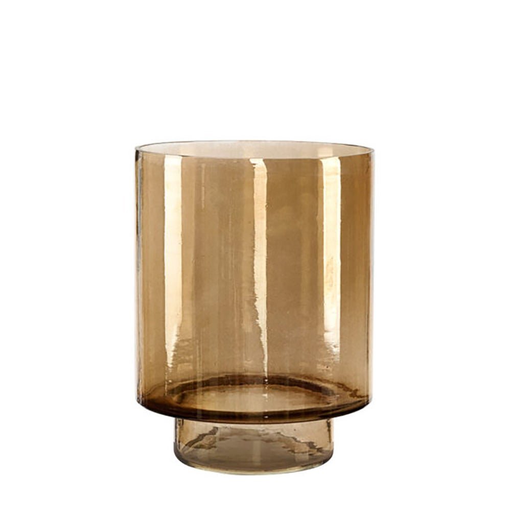 Artwood, Reef-kynttilälyhty lasia Ø20 cm - Savunruskea
