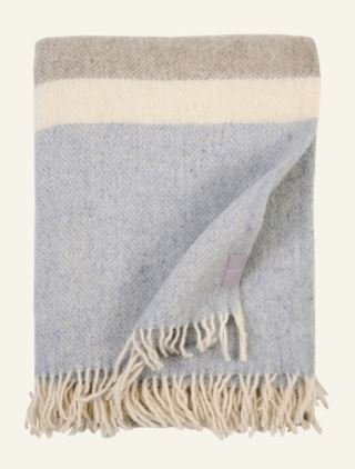 Veggli stripe villahuopa moniväri/beige