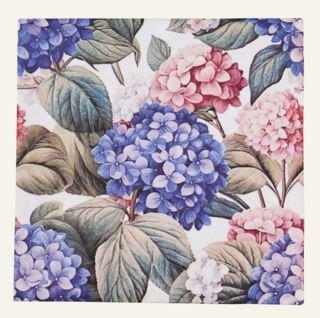 Hydrangeas mixed paperiservetit moniväri