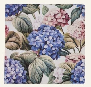 Hydrangeas mixed kahviservetit moniväri