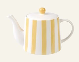 Atelier stripe teekannu keltainen