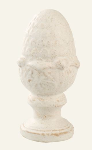 Pinecone Koriste valkoinen