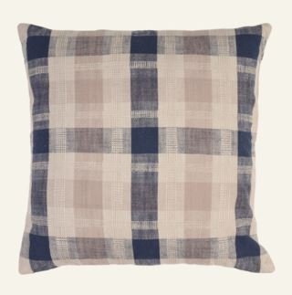 Blue check koristetyynynpäällinen moniväri/sininen
