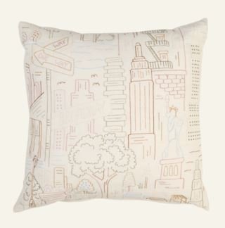 New York koristetyynynpäällinen moniväri