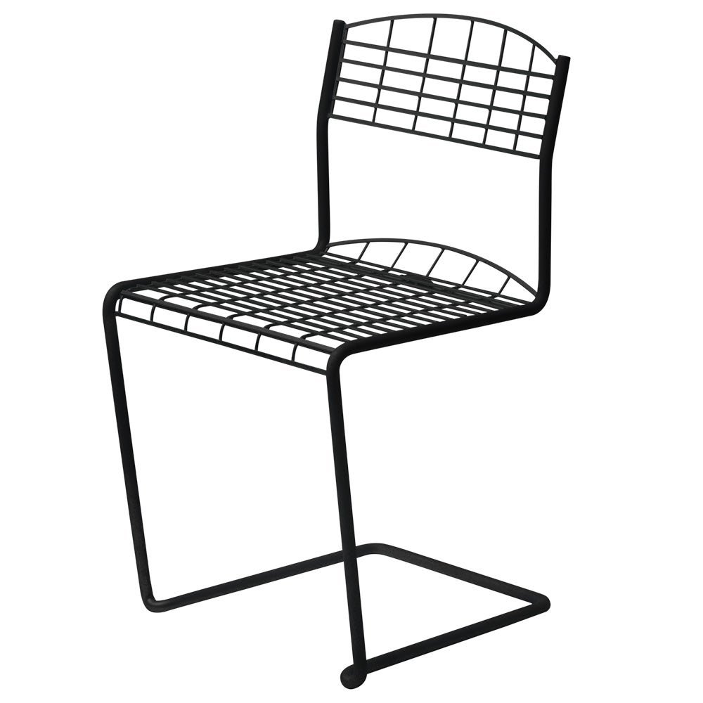 Grythyttan Stålmöbler, Tuoli High Tech Svart