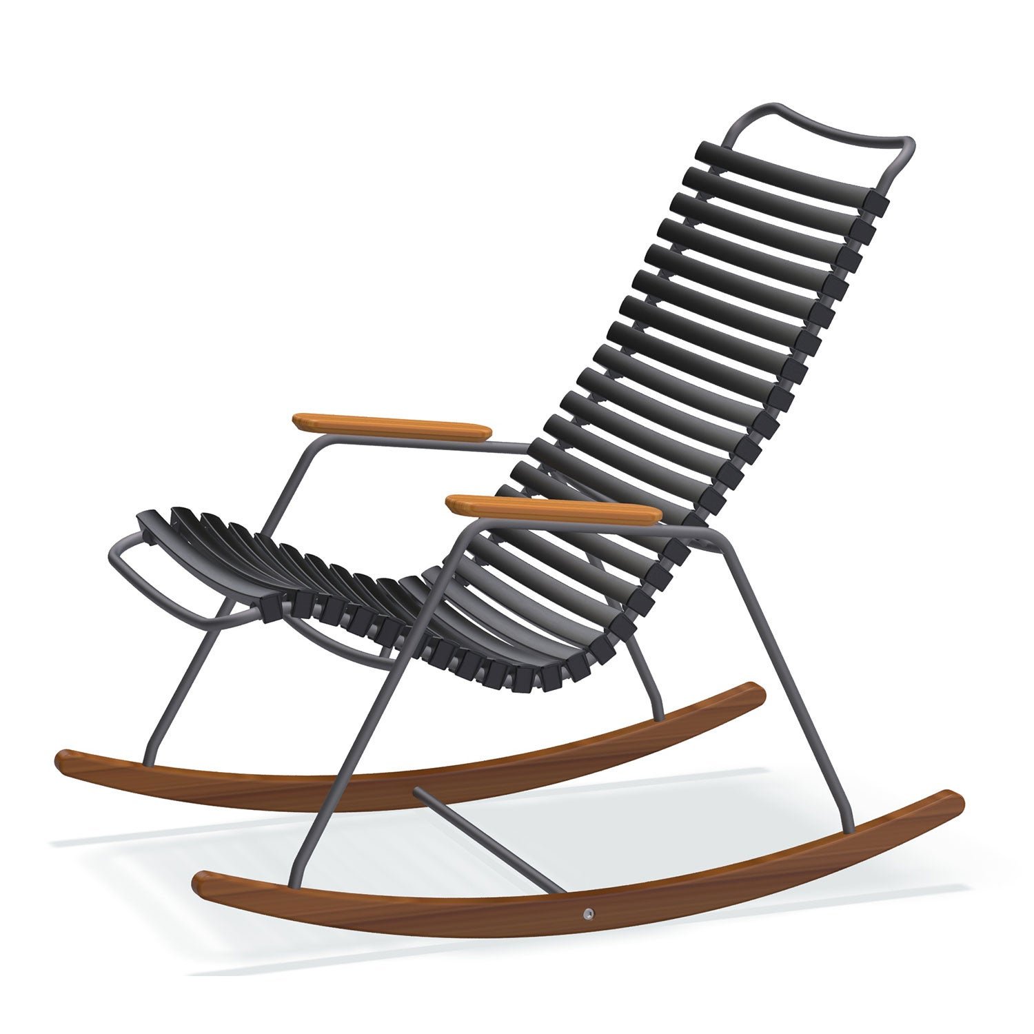 Houe, Click gungstol barn black/grey bambu