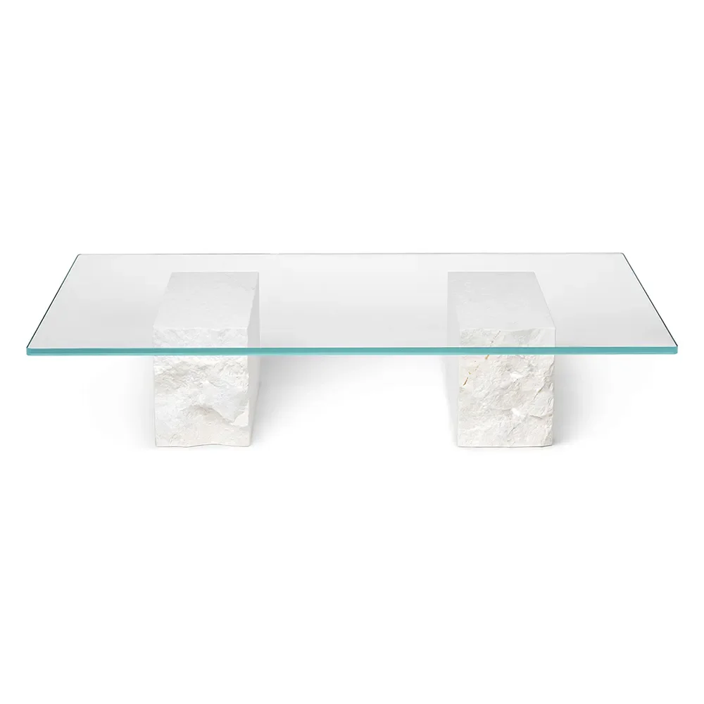Ferm Living, Mineral Sohvapöytä - Bianco Curia