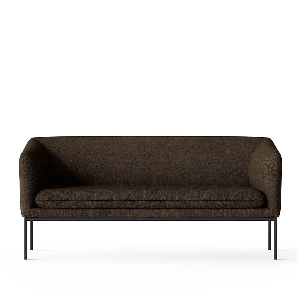 Ferm Living, Sohva 2-Hengen Turn Hallingdal Dark Brown