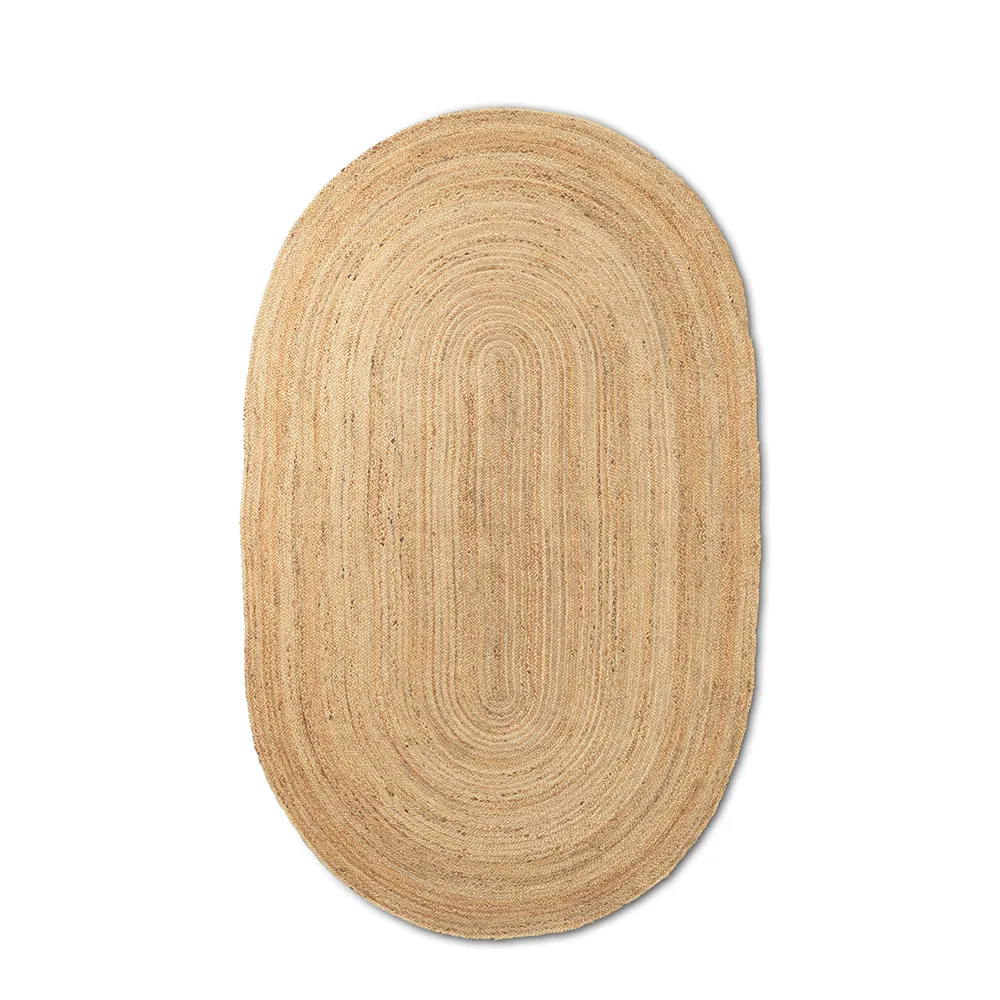Ferm Living, Eternal Oval Jute-matto 230x340 cm