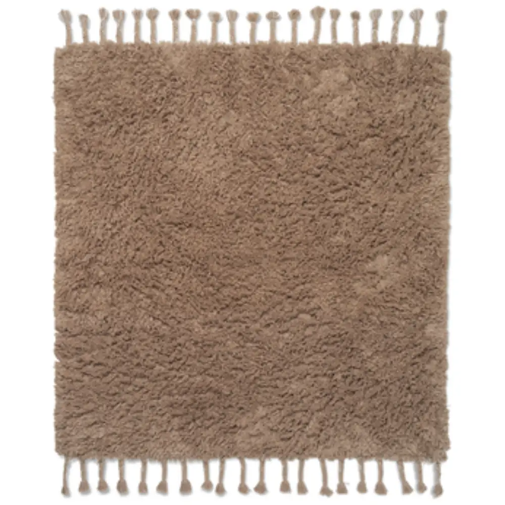 Ferm Living, Amass-matto 150x140 cm - Valkoinen pippuri