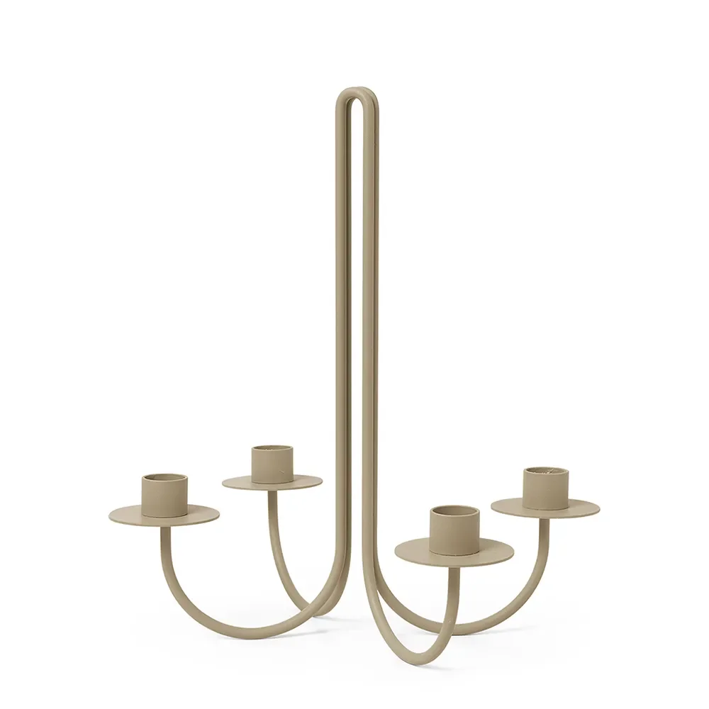 Ferm Living, Kynttelikkö Sway Cashmere
