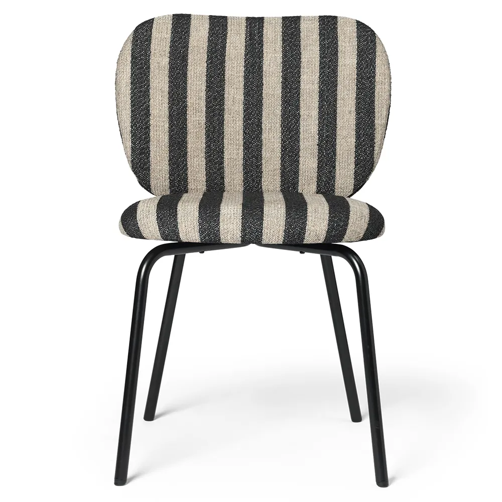 Ferm Living, Rico Ruokapöydän tuoli Black Louisiana - Sand/Black