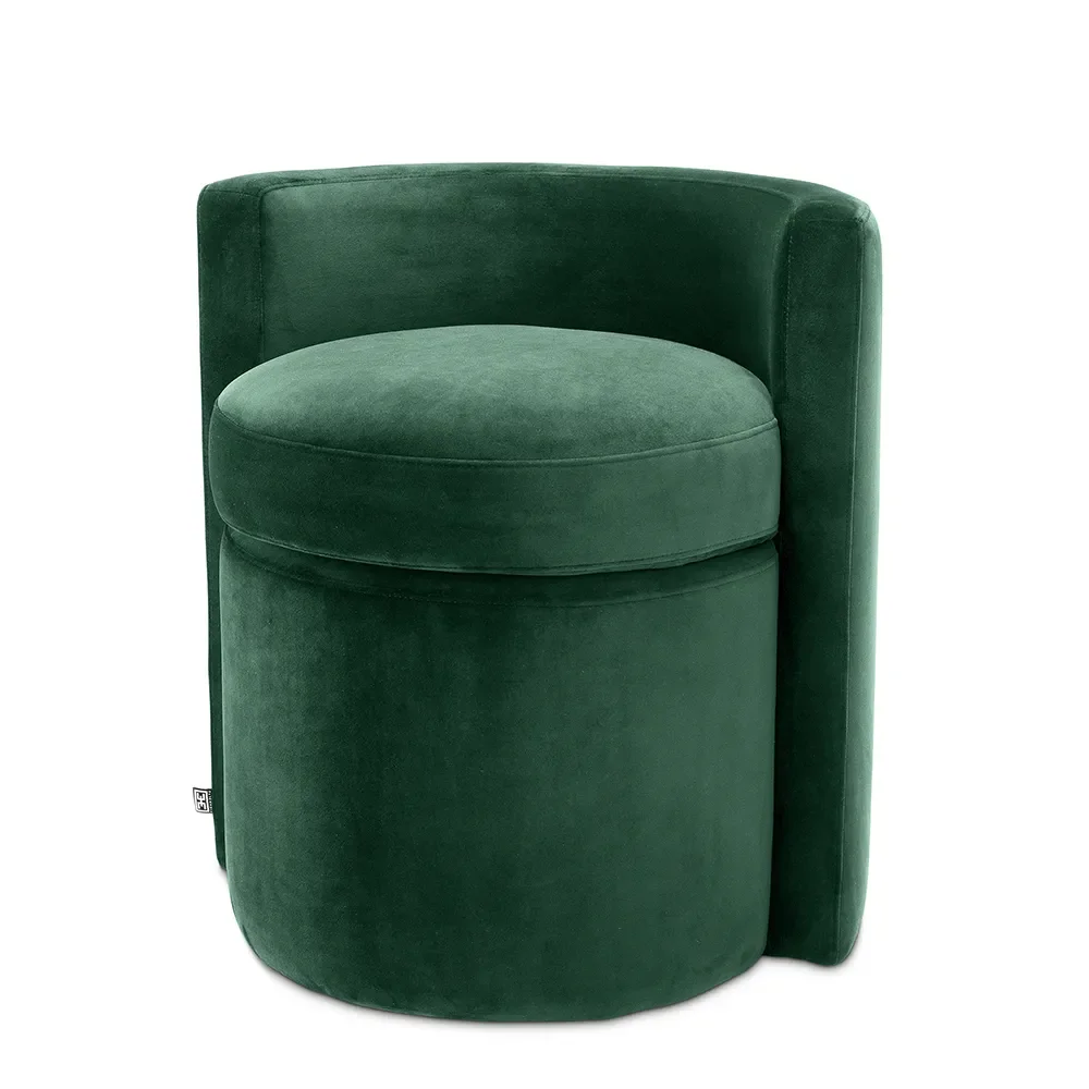 Eichholtz, Korkea nojatuoli Arcadia Roche dark green