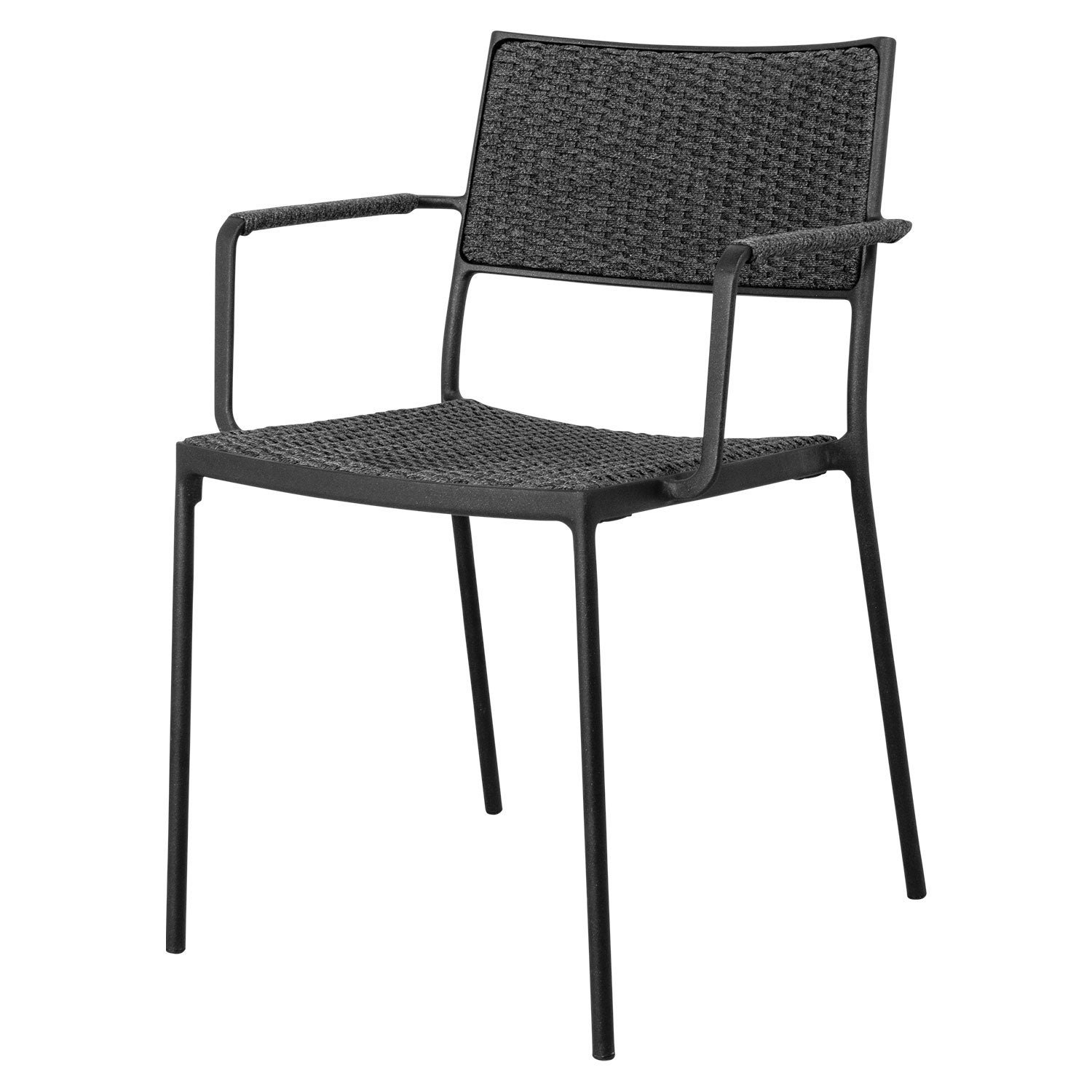 Cane-line, Less käsinojallinen tuoli Dark Grey