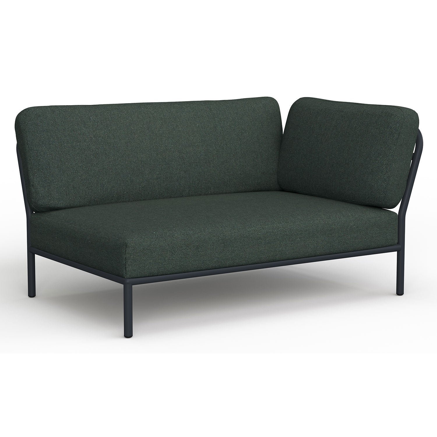 Houe, Level lounge sofa alpine heritage right corner alumiini