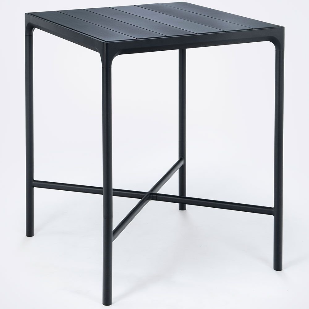 Houe, Four barbord 90x90 cm musta alumiini