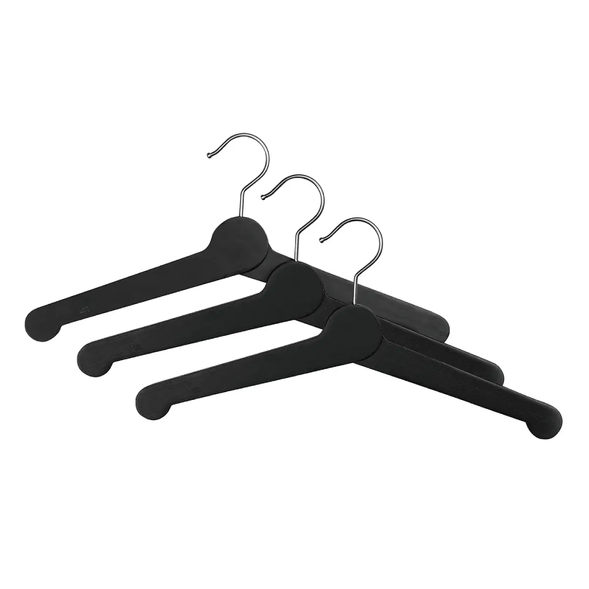 Essem Design, 3-pakkaus Nostalgi Vaateripustin Musta