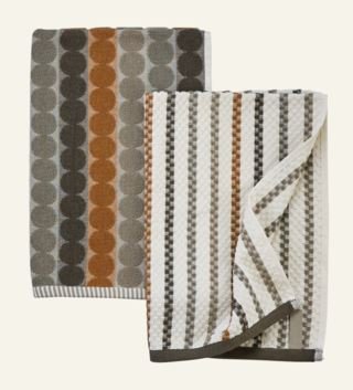 Thelma Terry keittiöpyyhkeet 2 pcs ruskea