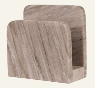 Alva marble servettiteline beige