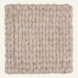Wool Knit pannunalunen vaaleanharmaa