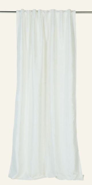Mulbury silk verho luonnonvalkoinen