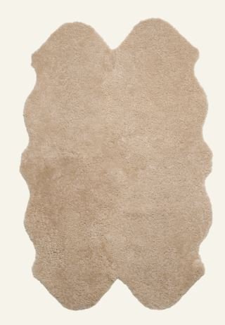 Curly grand lampaantalja beige