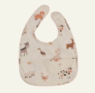 Farmer ruokalappu beige