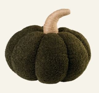 Pumpkin koristetyyny tummanvihreä