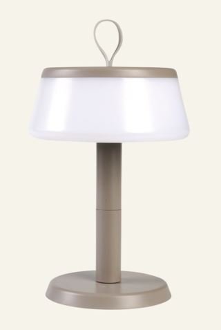Elara LED-pöytälamppu harmaanruskea