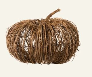 Pumpkin straw koriste ruskea