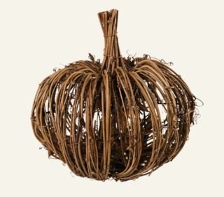 Pumpkin straw koriste ruskea