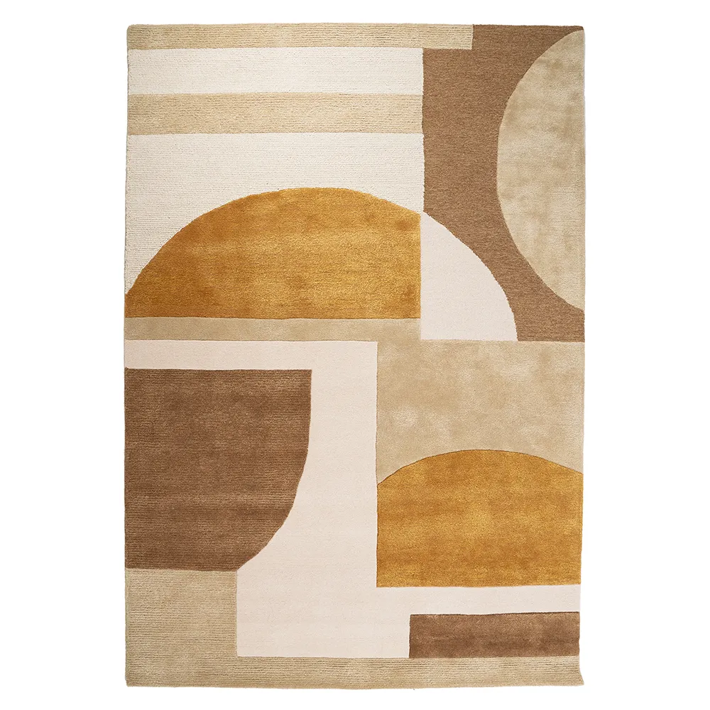 By-Boo, Matto Kazi Mustard 190x290 cm