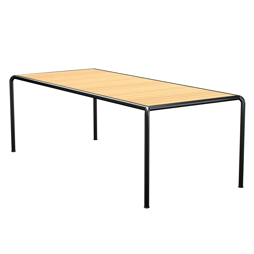 Houe, AVANTI Ruokapöytä 222x98 cm mänty/musta