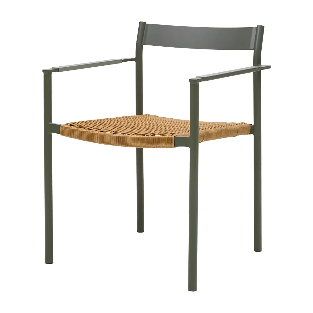 Brafab, DK käsinojatuoli nordic green