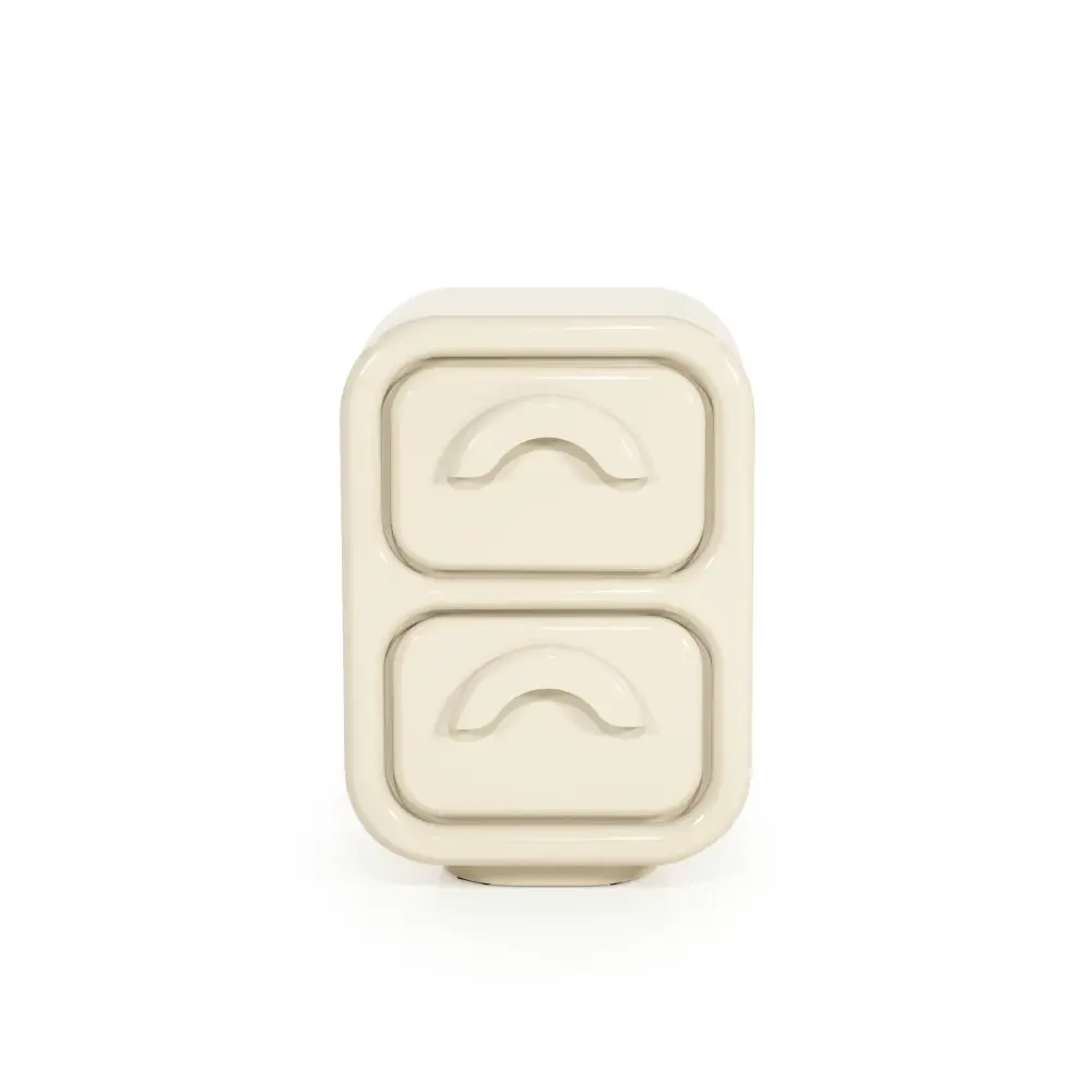 By-Boo, Gubby pieni lipasto - beige 40.5x31.5x58 cm