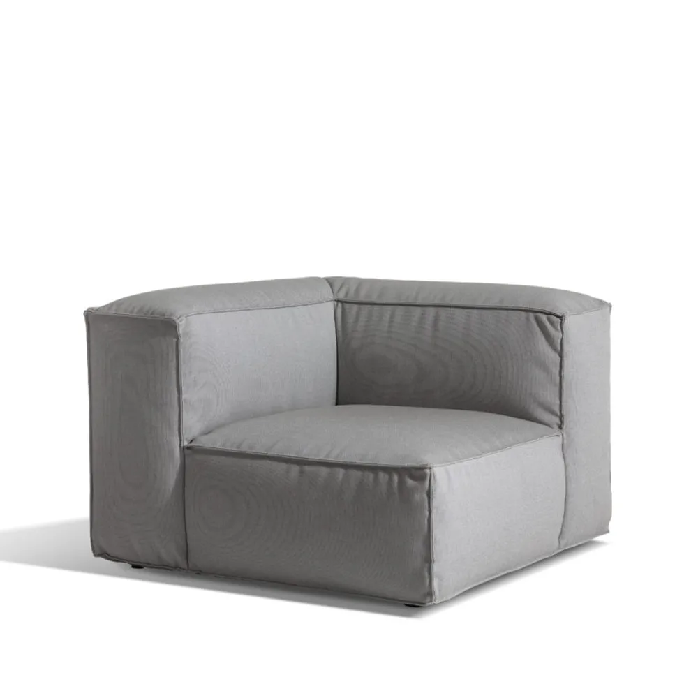 Skargaarden Asker moduulisohva Sunbrella Sling taupe beige, kulmaosa